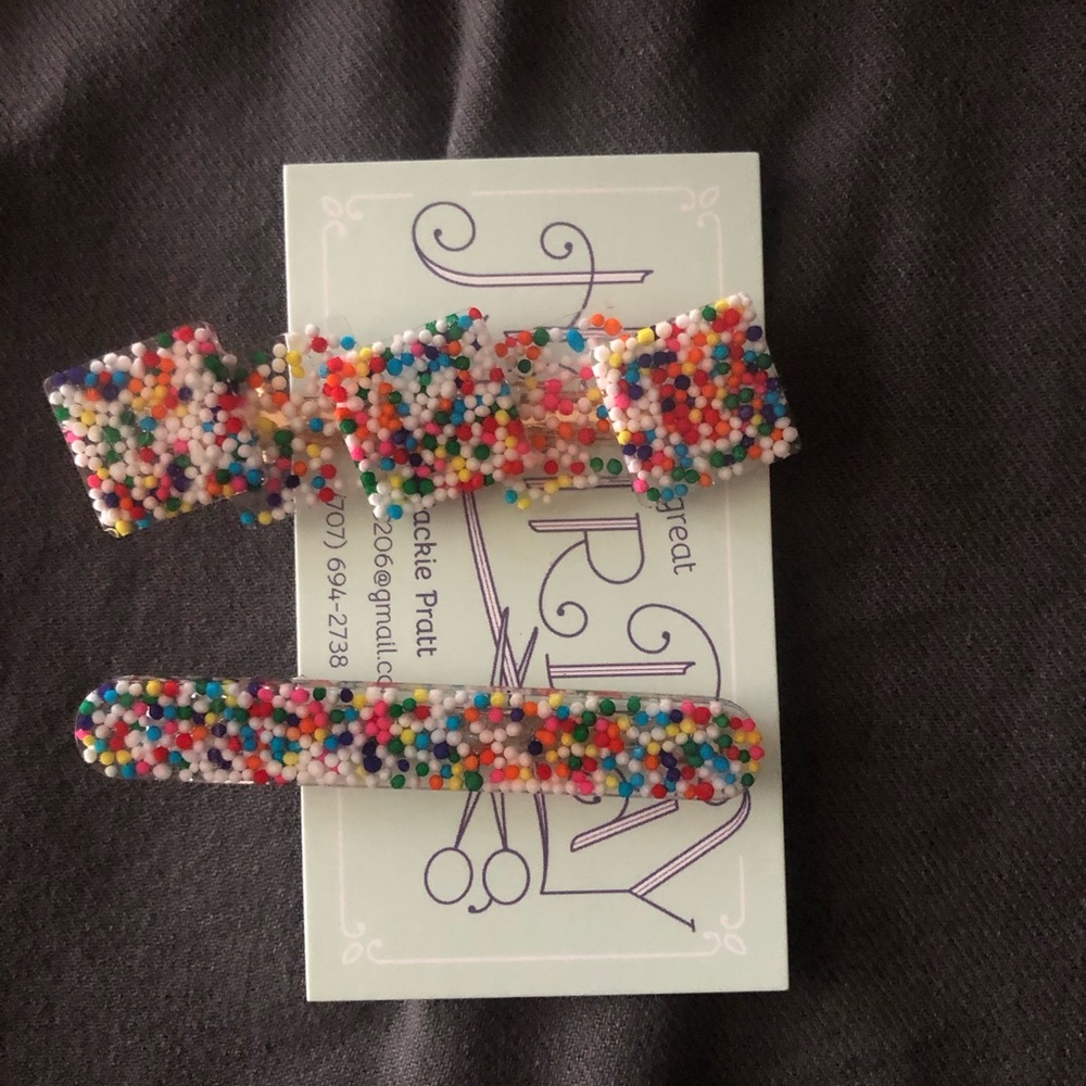 Sprinkles Hair Barrettes Set of 2